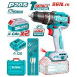 Total Brushless cordless impact drill 96Nm 20V - Image 2