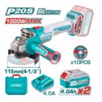Total Cordless angle grinder 1000W 20v - Image 2