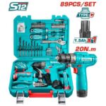 Total 89 Pcs Tools set 12V - Image 2