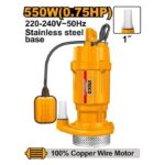 Ingco Submersible pump 550W(0.75HP) Max.head:25m - Image 2