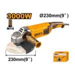 Ingco Angle grinder 3000W 230mm - Image 2