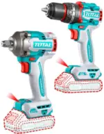 Total Cordless 2 pcs combo kit 66Nm 20V