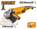 Ingco Angle grinder 2600W 230mm - Image 3