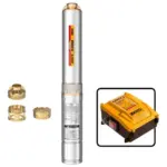 Ingco 4" Deep well pump 550W(0.75HP) Max.head:64m