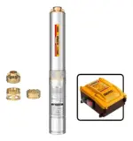 Ingco 4" Deep well pump 550W(0.75HP) Max.head:64m