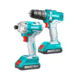 Total Cordless 2 pcs combo kit 66Nm 20v