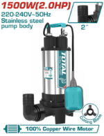 Total Sewage submersible pump 1500W(2.0HP) Max.head:14.5m - Image 3