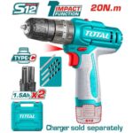 Total Cordless impact drill Voltage: 12V 20Nm - Image 3
